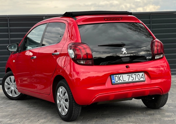 Peugeot 108 cena 31900 przebieg: 103000, rok produkcji 2015 z Wrocław małe 704